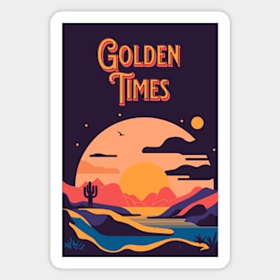 Golden Times Magnet